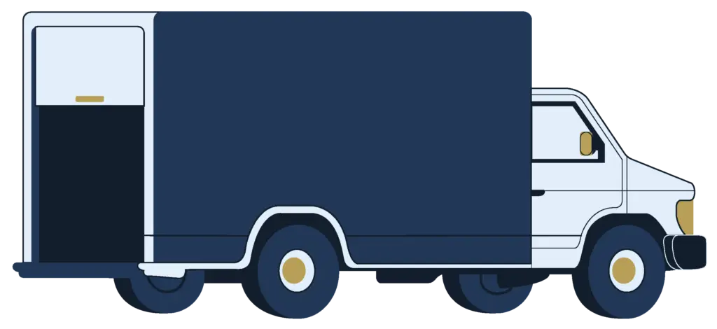 camion - icône service/transport